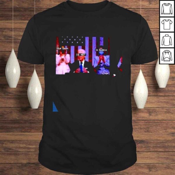 Your enemy is not in Russia Joe Biden Kamala Harris American flag shirt