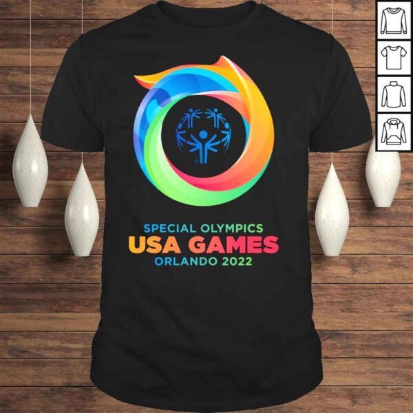 Youth Heather Charcoal 2022 Special Olympics USA Games Primary Logo T Shirt