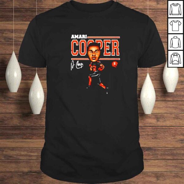 amari Cooper Cleveland Cartoon 2 rugby signature shirt