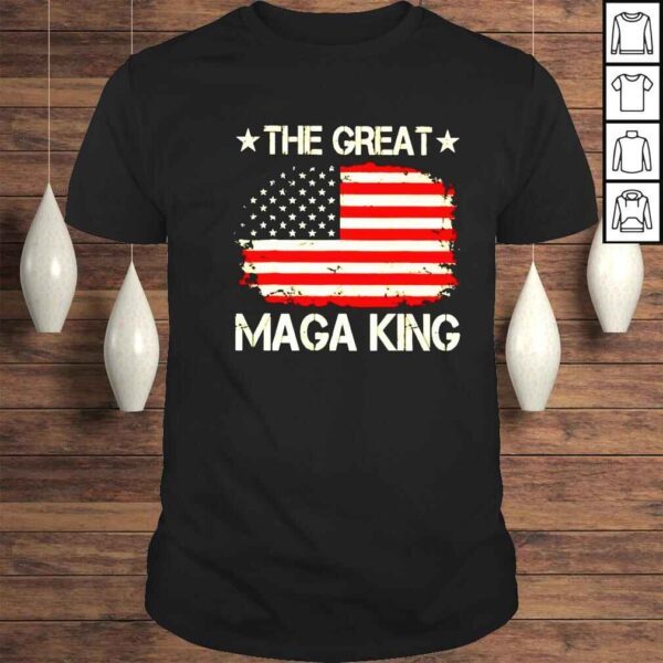 american flag the great maga king shirt