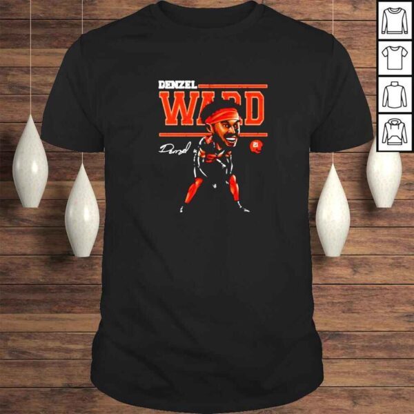 denzel Ward Cartoon 21 rugby signature shirt