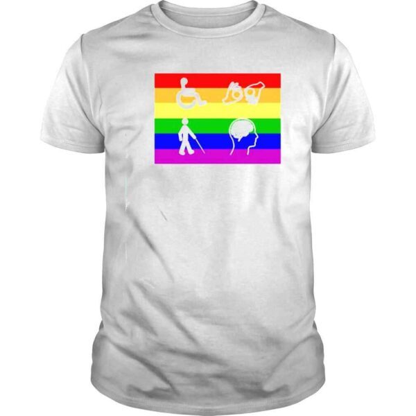 disabled and Queer LGBT shirt