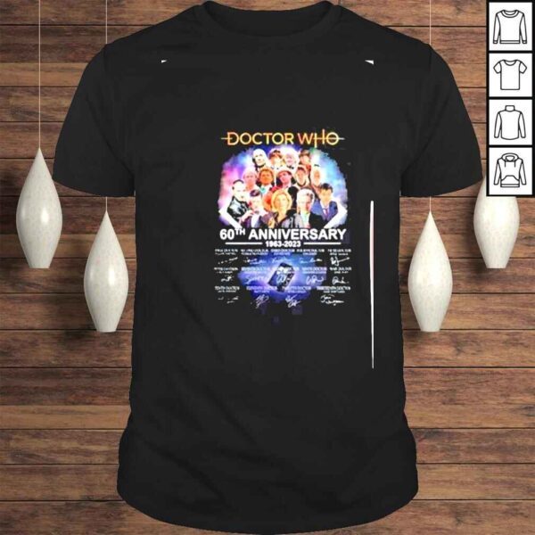 doctor Who 60th Anniversary 1963 2023 Signatures Shirt