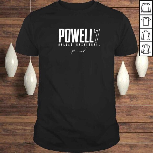 dwight Powell Dallas 7 basketball signature shirt