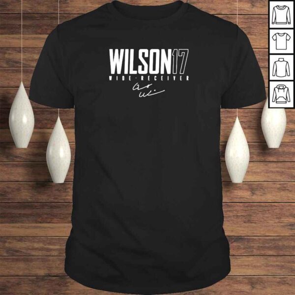 garrett Wilson 17 football signature shirt