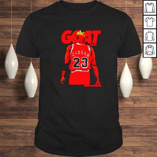 goat 23 Jordan king crow basketball shirt