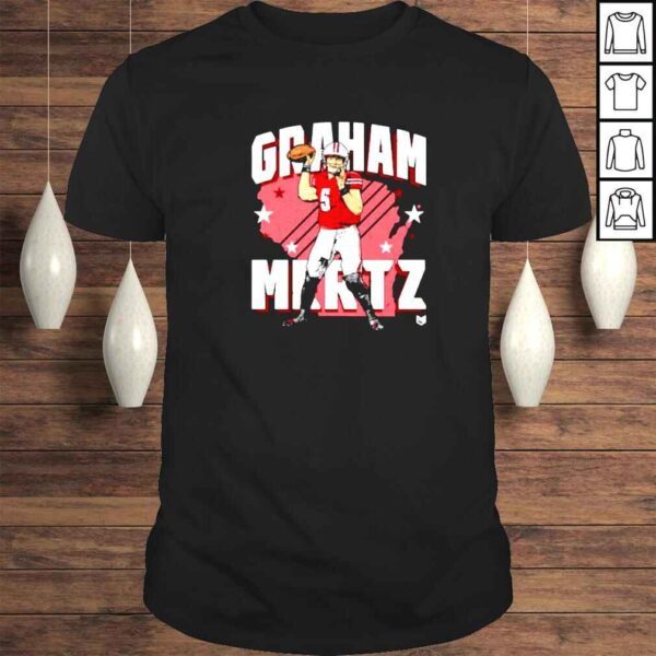 graham Mertz State Map football star shirt