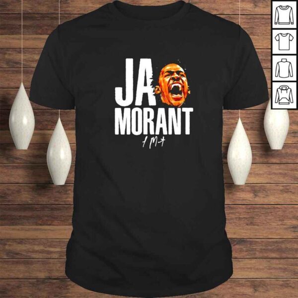 ja Morant Stacked head basketball signature shirt