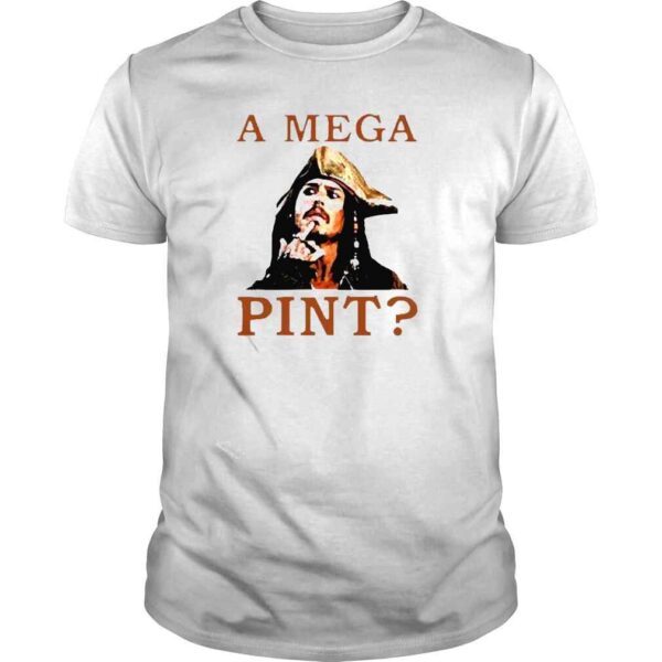 jack Sparrow Johnny Depp pint question mark pirates shirt