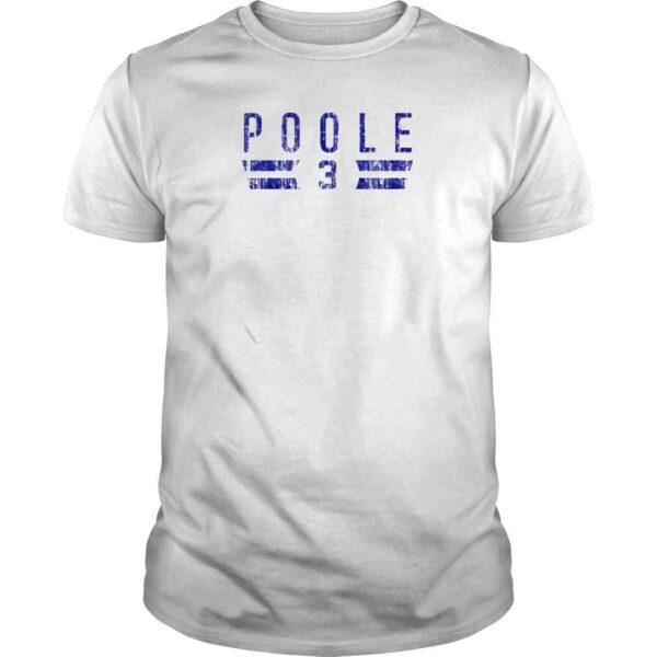 jordan Poole Golden State 3 basketball shirt