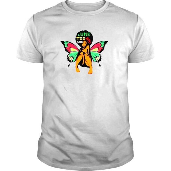 juneteenth 1865 NTH butterfly wings color shirt