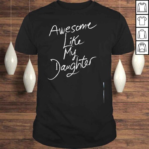 like my daughter vintage fathers day shirt