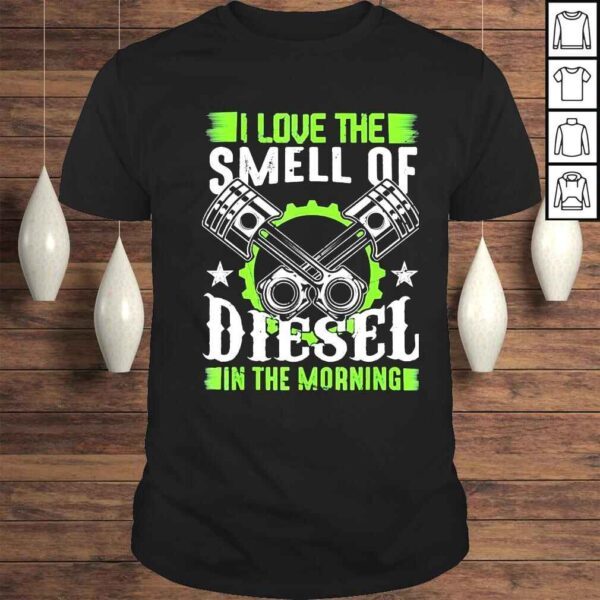 love the smell muscle car truck driver gears mechanic shirt