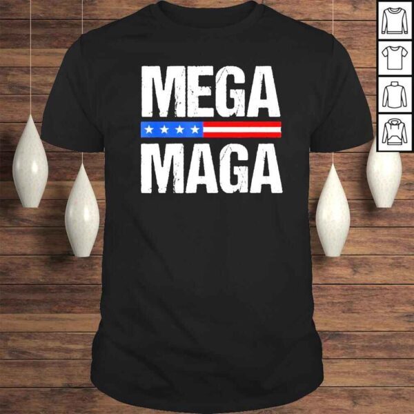 mega mega Trump 2024 proud ultra maga with usa flag shirt