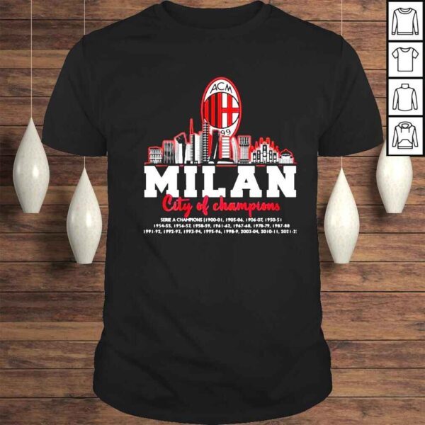 milan city of champions serie a champions 2022 shirt