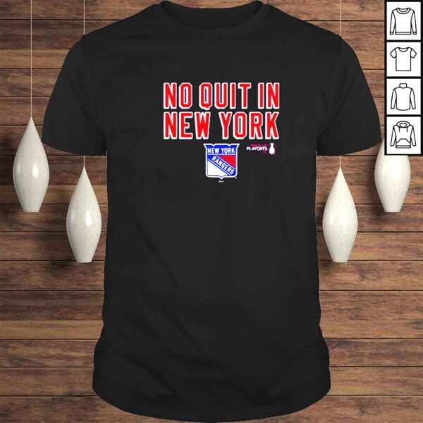 no Quit In New York Ranger shirt