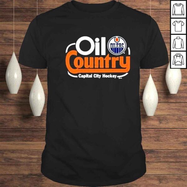 oil country capital city hockey shirt