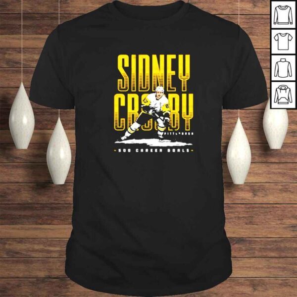 sidney Crosby 500 career goals hockey shirt