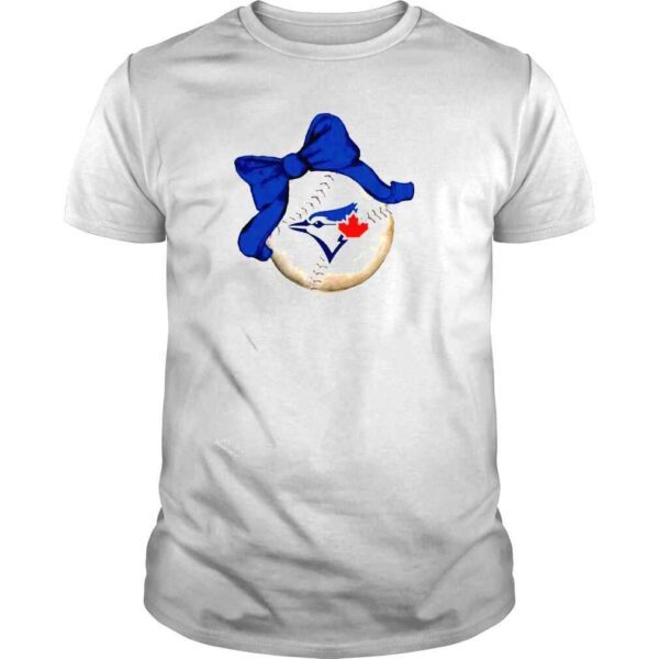 toronto blue Jays tiny turnip infant baseball bow cute shirt