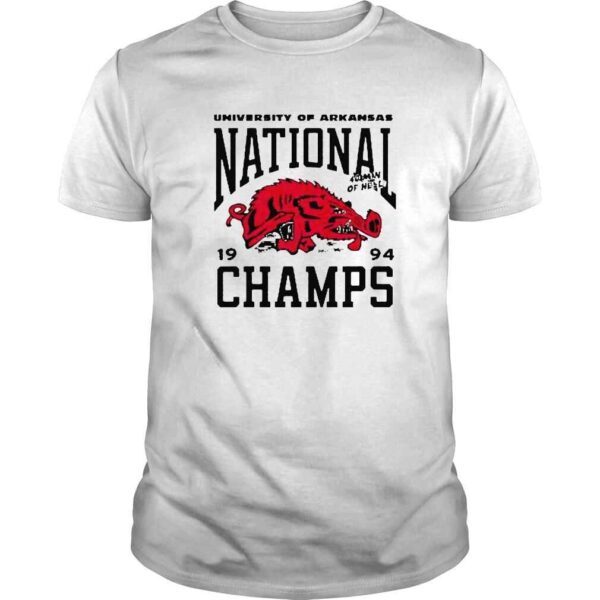 university of Arkansas national champs shirt