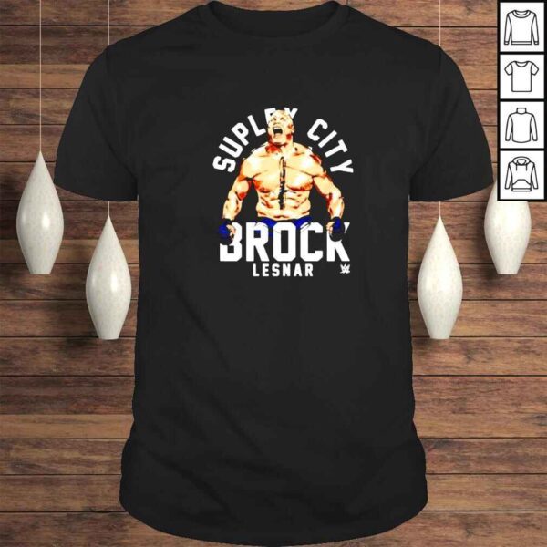 wWE Brock Lesnar Supley city cartoon shirt