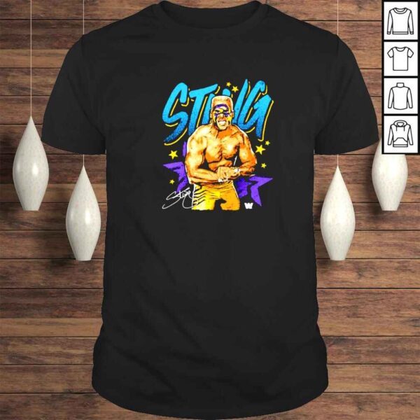 wWE Sting Old School star signature shirt