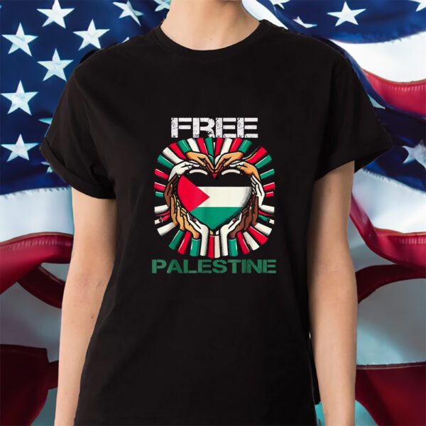 Heart Free Palestine Shirts