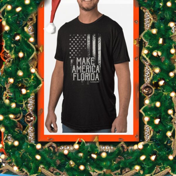 Make America Florida Tri-Blend Black T-Shirts