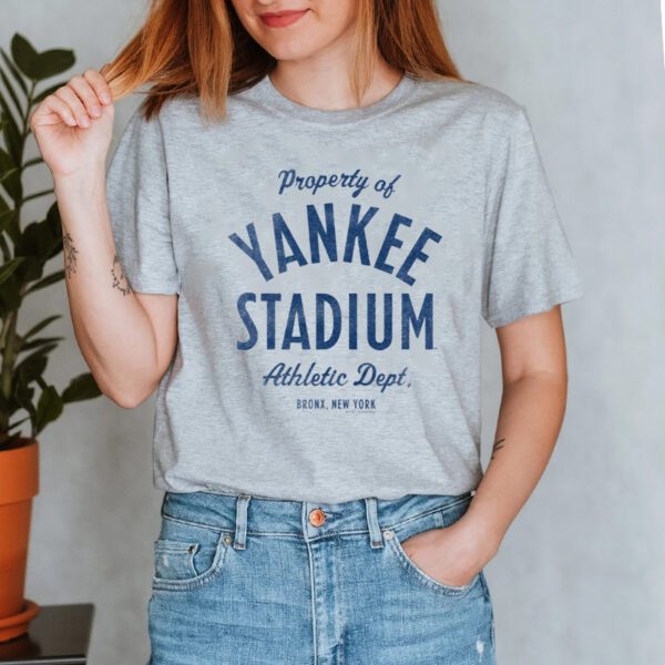 Men’s Mitchell & Ness Property of Yankee Stadium Grey Shirts