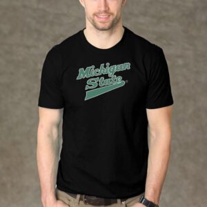 Michigan State University Hockey Script Shirts