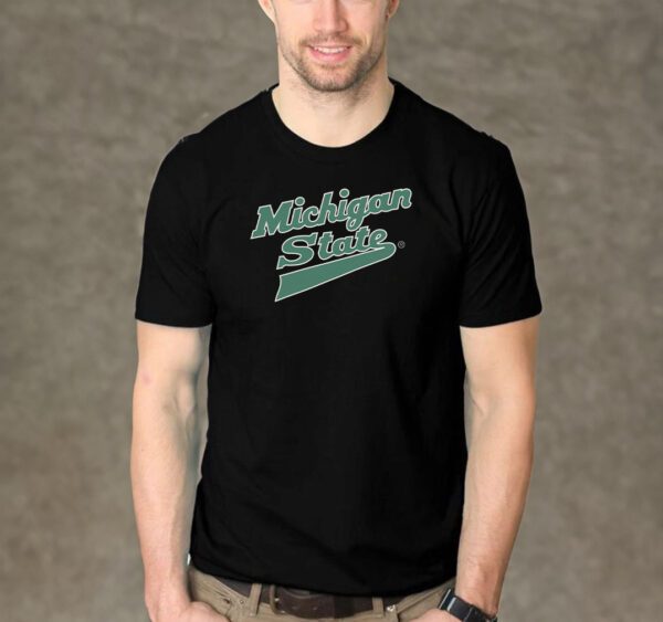 Michigan State University Hockey Script Shirts