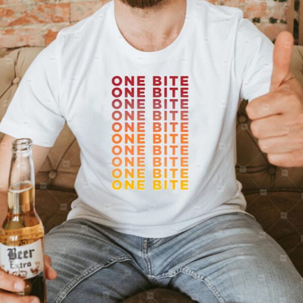 One Bite Gradient Cropped T-Shirt