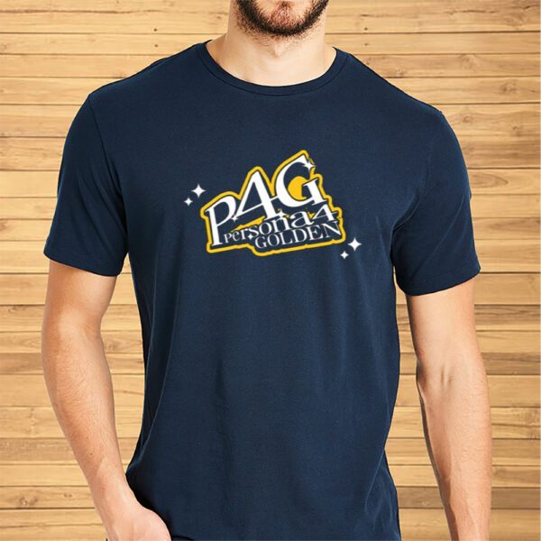 P4g Persona 4 Golden Logo Shirt