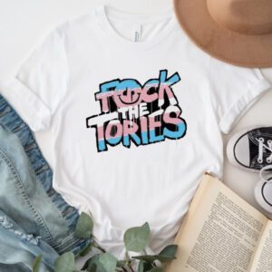 Trans Flag Colours Fuck The Tories T-Shirt