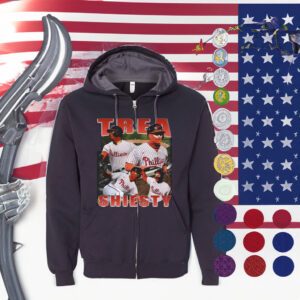 Trea Shiesty Philadelphia Phillies Zip Hoodie Shirts