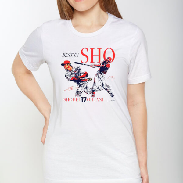 2023 Most Valuable Player Best In Sho Shohei Ohtani Mlbpa Signature T-Shirt