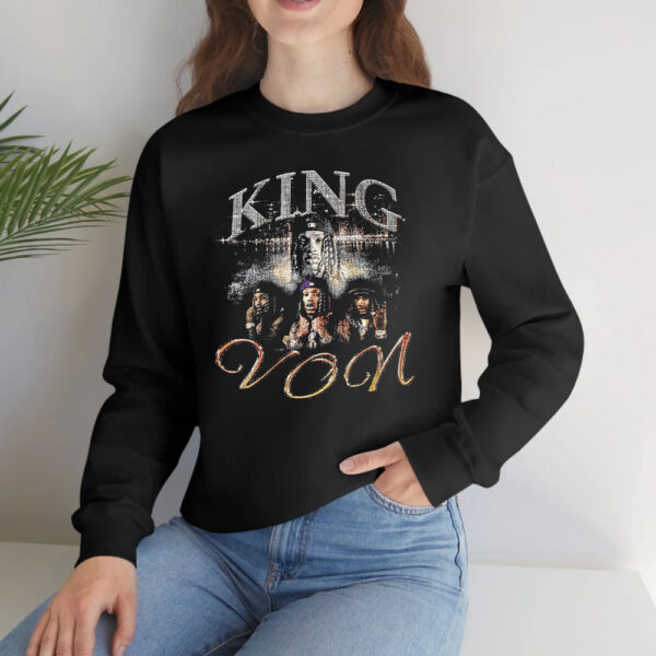 King Von VONS CITY TEE Black T-Shirts