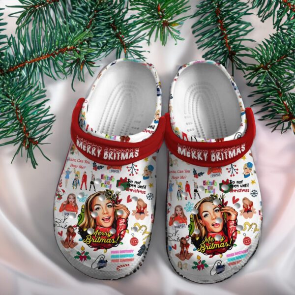 Merry Britmas Free Britney Do Not Open Until Christmas Clogs Cutes