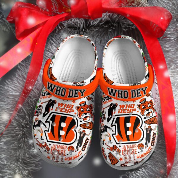 PREMIUM Who Dey Cincinnati Bengals Clogs Funny