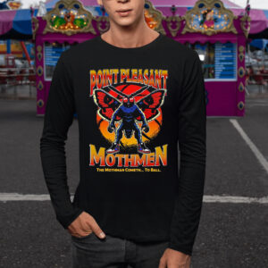 Point Pleasant Mothmen The Mothman Cometh To Ball TShirt