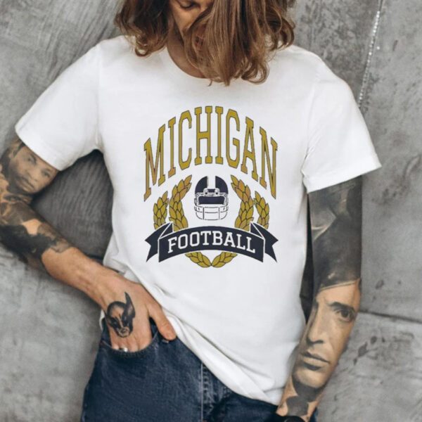 Retro Michigan Football Ncaa Shirt