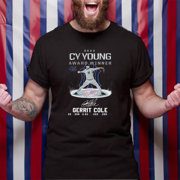 The 2023 Al Cy Young Award Winner Is Gerrit Cole T-Shirt