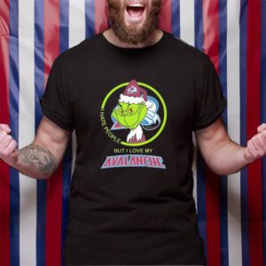 The Grinch I Hate People But I Love My Colorado Avalanche T-Shirt