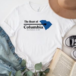 The Heart Of Columbia Bluetile Skateboards Est. 2001 Shirt