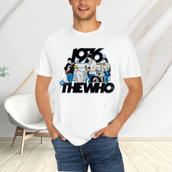 The Who 1976 Ringer White 2023 T-Shirtt