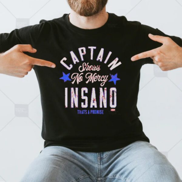 Top Rope Tuesday Limited Edition Captain Insano No Mercy T-Shirts