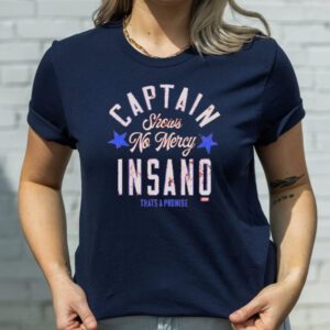 Top Rope Tuesday Limited Edition Captain Insano No Mercy T-Shirtt