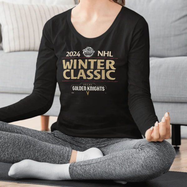 Vegas Golden Knights 2024 Nhl Winter Classic Text Driven Shirts