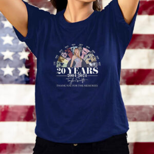 20 Years 2004 – 2024 Taylor Swift Thank You For The Memories Shirt