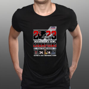 2023 Independence Bowl Champions Texas Tech Red Raiders 34 – 14 Shirts